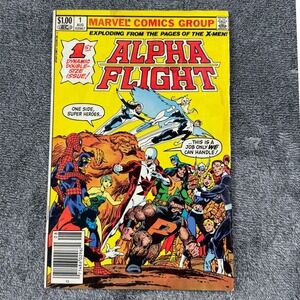 Alpha Flight 1 Marvel Comics 1983 1st Issue John Byrne X-Men Spin-off Bronze Age